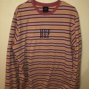 HUF WORLDWIDE Multi Striped Tee